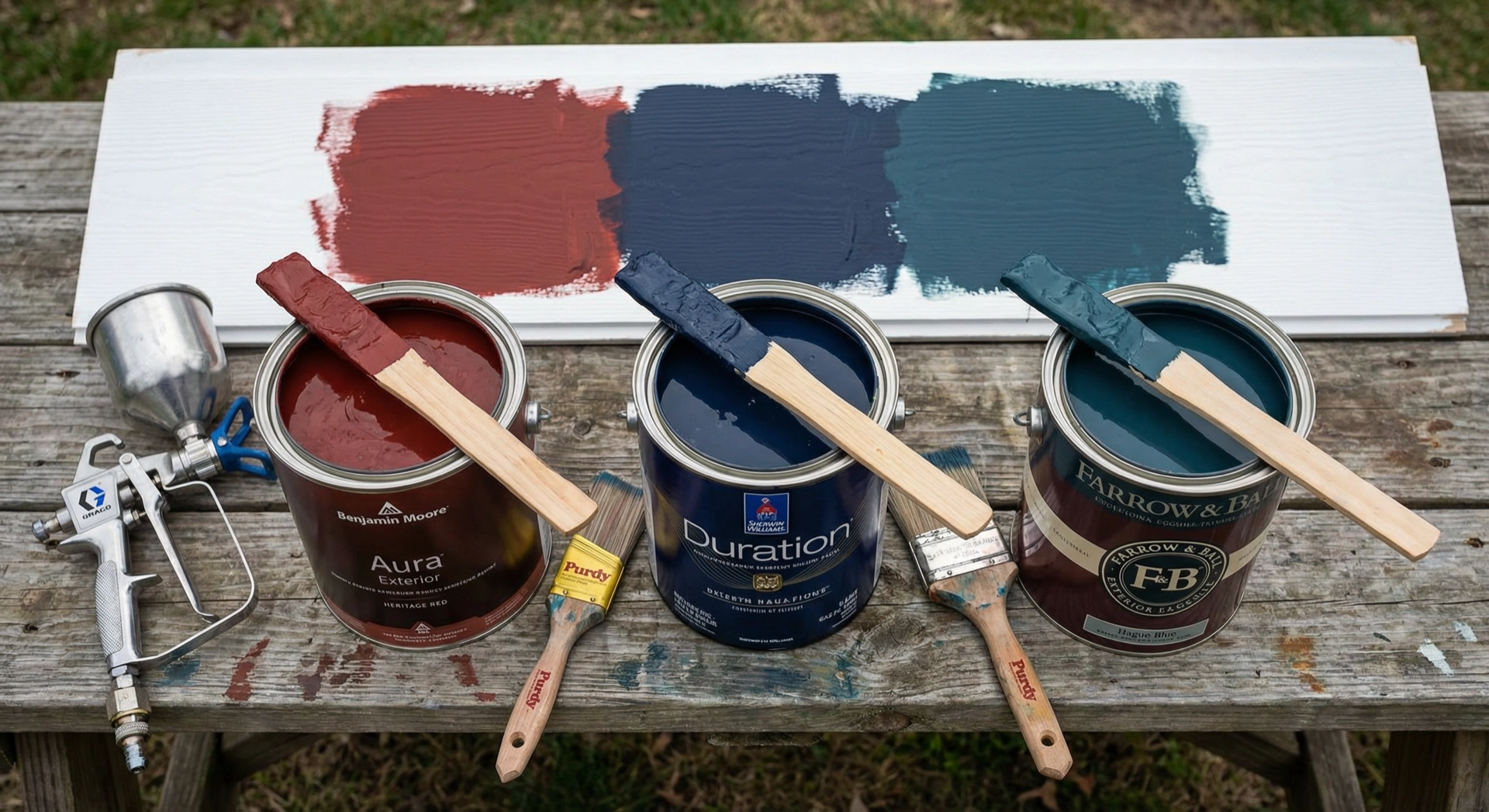 Best exterior paint brands for Washington DC homes — Benjamin Moore Aura Exterior and