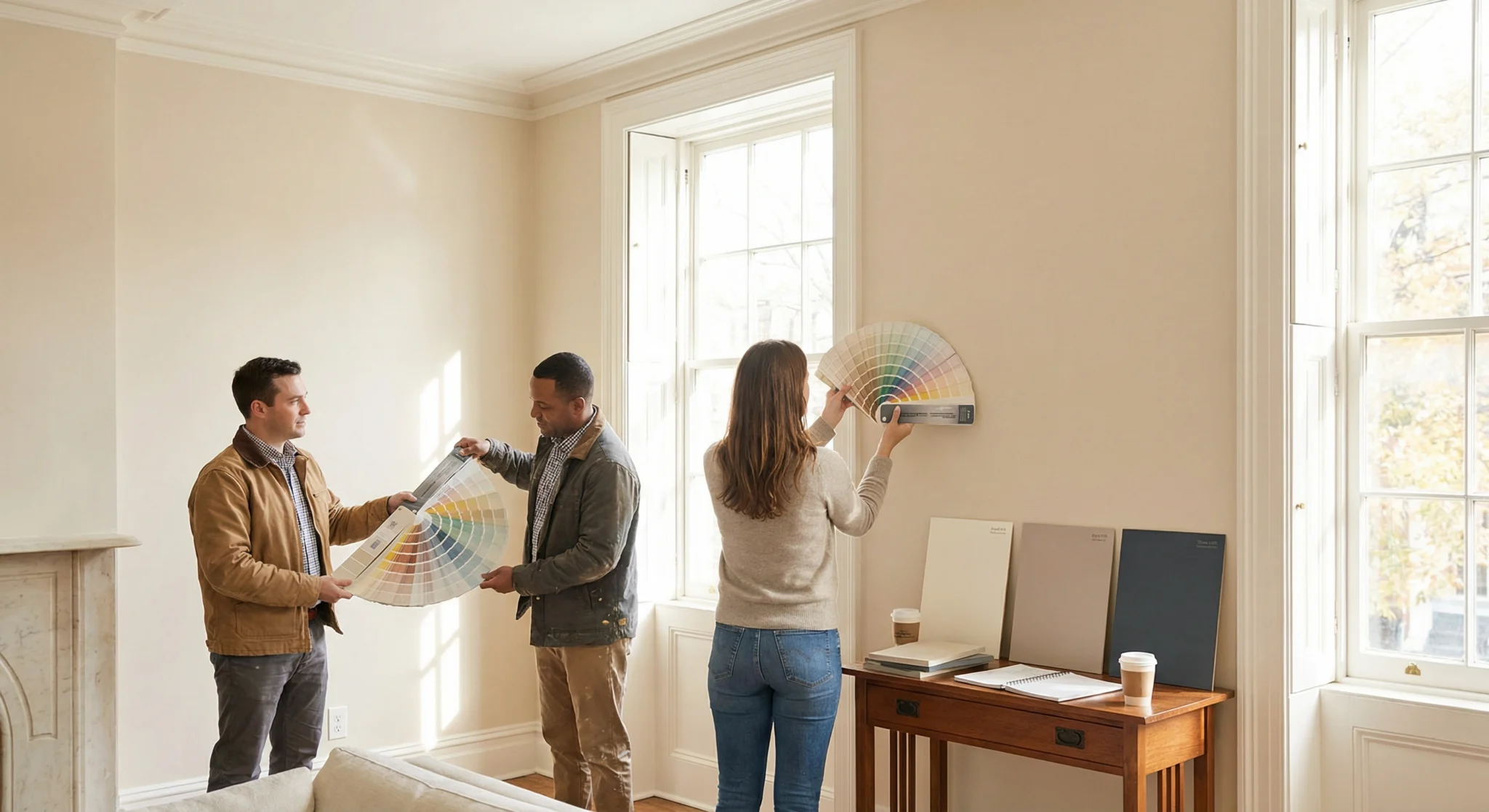 Complimentary color consultation at Painters DC Kalorama Washington DC studio